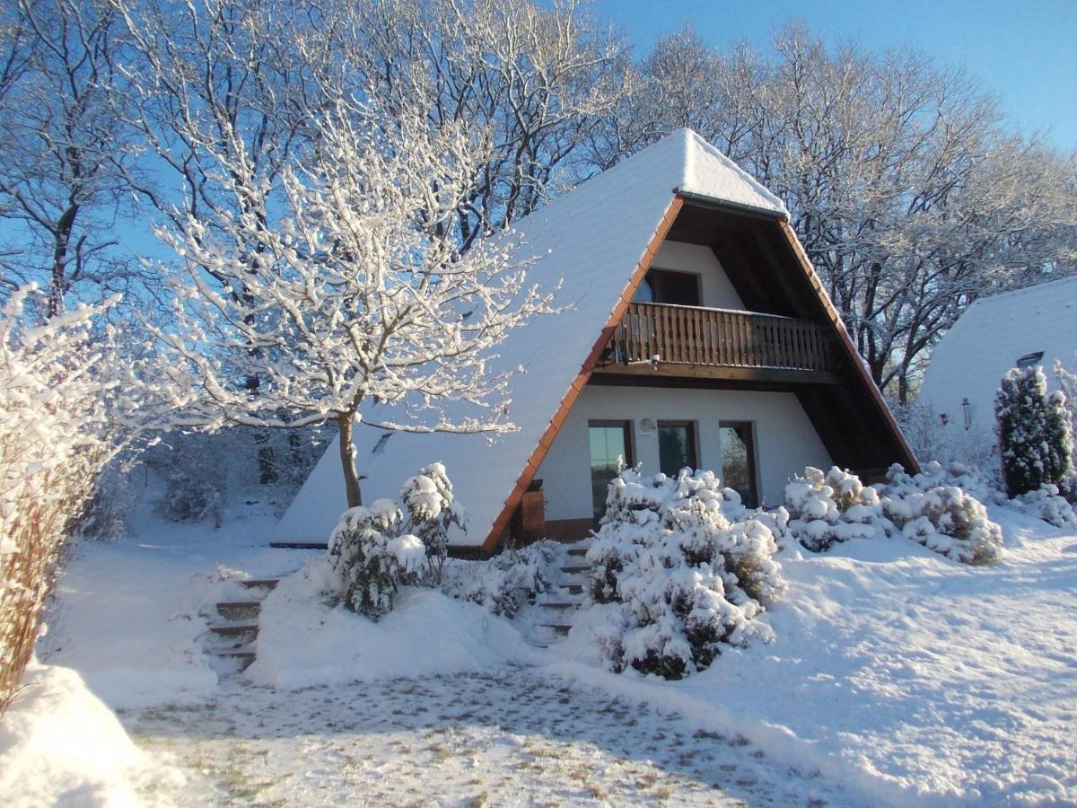 Finnhäuser am Vogelpark - Haus Annika Marlow Exterior foto